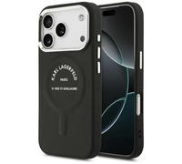 CG MOBILE Karl Lagerfeld Karl RSG Logo Compatible with MagSafe Case for iPhone 17 Pro (Black)
