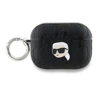 Karl Lagerfeld Monogram Karl Head Case for AirPods Pro 2 Black - KLAP2PGKIPK