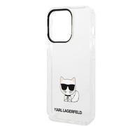 CG MOBILE Karl Lagerfeld KLHCP14LCTTR Case for iPhone 14 Pro 6.1 Inch Hard Case Transparent Choupette Body