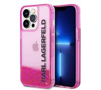 CG MOBILE Karl Lagerfeld KLHCP14XLCKVF Hard Case for iPhone 14 Pro Max 6.7 Inches Pink