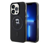 CG Mobile Karl Lagerfeld Magsafe IML IKonIK Case for iPhone 15 Pro -Black