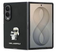 CG MOBILE Karl Lagerfeld Saffiano Karl & Choupette Pin Case for Samsung Galaxy Z Fold8 (Black)