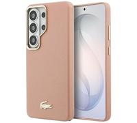 CG MOBILE Lacoste Champs Elysees Gold Logo Compatible with MagSafe Case for Samsung Galaxy S26 Uktra (Tulle)