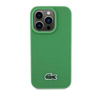 CG MOBILE Lacoste HC Magsafe Iconic Petit Piqué Logo Polyurethane Fabric for iPhone 15 Pro Max, Green