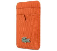 CG MOBILE Lacoste Petit Pique Compatible with MagSafe Wallet (Orange)
