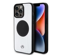 CG MOBILE Mercedes-Benz Designed for iPhone 15 Pro Max Case, Ultimate Protection & Classy Silver in Real Protective Aluminum Durable Hard Phone Case