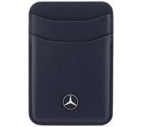 CG MOBILE Mercedes-Benz Leather Magnetic Card Holder, Navy Blue