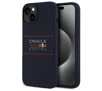 CG MOBILE Red Bull RBHMP15S24SIHSRV Case for iPhone 15 6.1 Inch Navy Blue Licensed Silicone Horizontal Logo Compatible with MagSafe