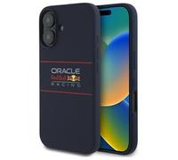 CG MOBILE Red Bull RBHMP16S24SIHSRV Case for iPhone 16 6.1 Inch Navy Blue Licensed Silicone Horizontal Logo Compatible with MagSafe