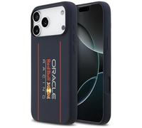 CG MOBILE Red Bull Silicone Logo Oversized Vertical Compatible with MagSafe Case for iPhone 17 Pro Max (Navy)