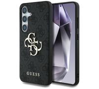 CG MOBILE Under Licence Guess Case for S25 Plus Black Big 4G Logo Classic Logo
