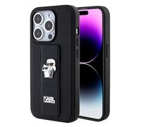 Karl Lagerfeld Klhcp15xgsakcpk Iphone 15 Pro Max 6.7 Gripstand Saffiano Karl&choupette Pins Phone Case