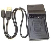 CGA-S005 USB Camera Battery Charger Small For Fuji NP-70 FinePix F40fd F20 | For Panasonic DMW-BCC12 BP-DC4 D-Li106 DB-60 DB-65 DMC-FX3 FX07 FX9 FX12 FX50 FX100 FX150 FC01 FX01 LX1 LX2 Digital