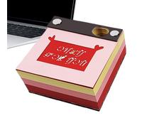 CGACCSD 3D Sticky Notes | 3D Monthly Calendar Notepad | Versatile Notebook with Classic Engraving for Office Home Classroom Christmas Easter Organization