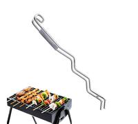 CGACCSD Barbecue Net Fork, Fork Net Grill Stainless Steel | Stainless Steel Meat Grill Clip, Screwdriver Tool, Home and Kitchen Accessory for Youth, People
