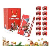 CGACCSD Christmas Explosive Box | Red Bouncing Christmas Envelope Box, Reusable Boxes for Jewellery, Silver, Events, , Birthday, Wedding, Valentine's Day