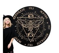 CGACCSD Divination Board Dowsing | Decision Aid Plate Decorative Wooden Board with Engraving - Spirit Decorative Board Game for Beginners Family
