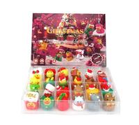 CGACCSD Ducks Christmas - 24 Days Ducks with Surprises - Key Ring Pendant Party Bath Toys for Children at Home in the Bathroom