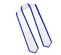 CGACCSD Graduation Shawl Stole, Stoles for Graduation 2024,Colorful Student Achievement Stole Honour of Honor from United Graduates - Graduation Stole, white / blue, Se référer au descriptif