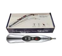 CGACCSD Meridian Pen - Meridian Energy Pulse Massage Pen Rechargeable Muscle Stimulator Device with Adjustable Intensity for Home Travel Face Foot Neck Back Women and