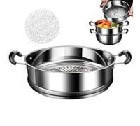 CGACCSD Steamer Pot for Cooking, Grid Insert for Steaming, Versatile Cooking Accessories for Food Preparation, Pasta, Vegetable Soup, Fibre, Homemade Dumplings, Eggs, Rolls