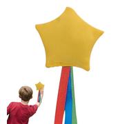 CGACCSD Throwing Bags for Skill Games - Star Manual Toy with Throwing Bags - Portable Game Accessory with Ribbons and Weights for Carnival, Classroom, Beach and Sports Lessons
