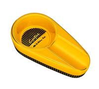 Cgaplus Cigar Ashtray Single Classic Ceramic Ashtray Portable Travel Ashtray for Outdoor Home Office Yellow