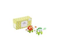 CGB Giftware | 2 Assorted Red/Green Glass Dinosaur Animal Ornament Stegosauruses | Collectable | Home Decor | Gift Boxed | GB02989