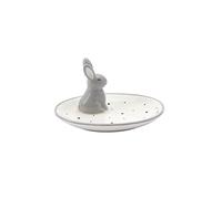 CGB Giftware Bunny Rabbit Ring Trinket Dish | Home Accessory | Jewellery Earrings Rings Organiser | Gift Box | Gift For Home | Harbour House GB07010