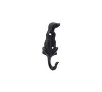 CGB Giftware Cast Iron Sitting Dog and Tail Shaped Wall Hook | Easily Wall Mountable | Features Pre Drilled Screwholes | from GB05153
