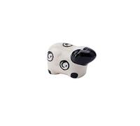 CGB Giftware | Ceramic Modern Sheep Light Pull | Black & White Sheep | Light Cord Pull | 6cm Wide | RE236
