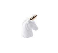 CGB Giftware | Ceramic White Unicorn and Gold Foiled Horn Light Pull | GB04335