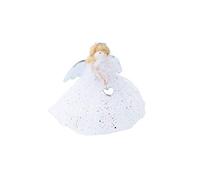 CGB Giftware | Christmas Angel Tree Topper - Silver | Joy To The World Range | Angel | Christmas | Festive | Xmas | Tree Decoration | GB03833