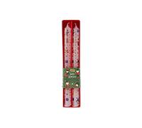 CGB Giftware | Christmas Santa’s Workshop Advent Candles | Pack of 2 | Countdown to Christmas | Numbered 1 - 25 | Family Tradition | Gift Box | Joy to The World Range | Item No. GB06671