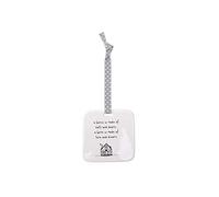 CGB Giftware | Hanging Ornament Plaque Sign | Ceramic | ‘A House is made of walls and beams, a home is made of love and dreams' | Gift for Family Birthday Christmas New Home | GB04533H