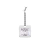 CGB Giftware | Hanging Ornament Plaque Sign | Ceramic | ‘Life Isn’t About Waiting For The Storm To Pass…' | Miss You Gift | GB04533C