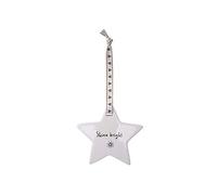 CGB Giftware | Hanging Star | Ceramic | 'Shine Bright' | Gift for Birthday Christmas | GB01450A