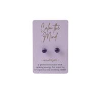CGB Giftware | Just Smile Amethyst Earrings | Jewellery | Earring Set | Amethyst Earrings | Birthday | GB07711