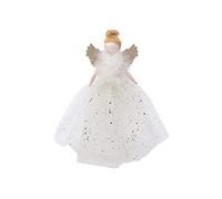 CGB Giftware | Large Christmas Light Up Angel Tree Topper - Gold | Joy To The World Range | Angel | Christmas | Festive | Xmas | Tree Decoration | GB05937