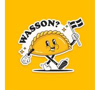 CGB Giftware | Pack of 3 | Paddy The Pasty 'Wasson' Sticker | Novelty | Laptop | Notebook | Phone | Planner | Bottle | Scrapbook | Pun | GB08469