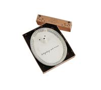 CGB Giftware | Send with Love Hedgehog Ring Dish | Gift Boxed | Jewellery Dish | Homeware | Trinket Dish | GB08185