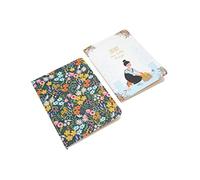 CGB Giftware Set of 2 A6 Notebooks | Flowers | ‘Enjoy The Little Things’ | Lined Paper | Gift Wrap | The Flower Market GB07127
