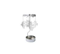 CGB Giftware | Silver Christmas Angel Tealight Spinner | Festive Decoration | Home Decor | Christmas | GB07859