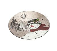 CGB Giftware Snowman Glass Large Bowl | from Jolly Snowman Range | Decorative | Table | Tableware | Festive | Christmas