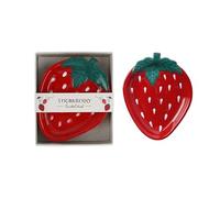 CGB Giftware | Strawberry Field Trinket Dish In Gift Box | Jewellery Dish | Trinket Dish | Tabletop | Novelty | GB08618