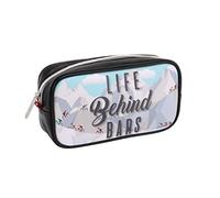 CGB Giftware | The Bike Shop 'Life Behind Bars' Wash Bag | GB00074