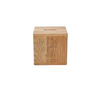 CGB Giftware | The Little Bear Co. 'Saving For A Rainy Day' Oak Money Box | Wooden Money Box | Saving | Piggy Bank | GB08366