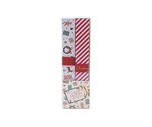 CGB Giftware Twas The Night Before Christmas Pack of 100 Paper Chains | 5 Metre | Red White | Christmas Decoration | Gift For Home & Christmas | Joy To The World collection Item No: GB06708