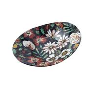 CGB Giftware | Twilight Bloom Glass Large Oval Bowl | in Gift Box | Decorative Bowl | Homeware | New Home Gift | GB07321