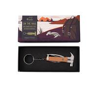 CGB Giftware | Wild & Free 'Nailed It' Keyring Hammer Multi Tool in Gift Box | Multi Tool | Stocking Filler | Gift for Him | Fathers Day | GB07415